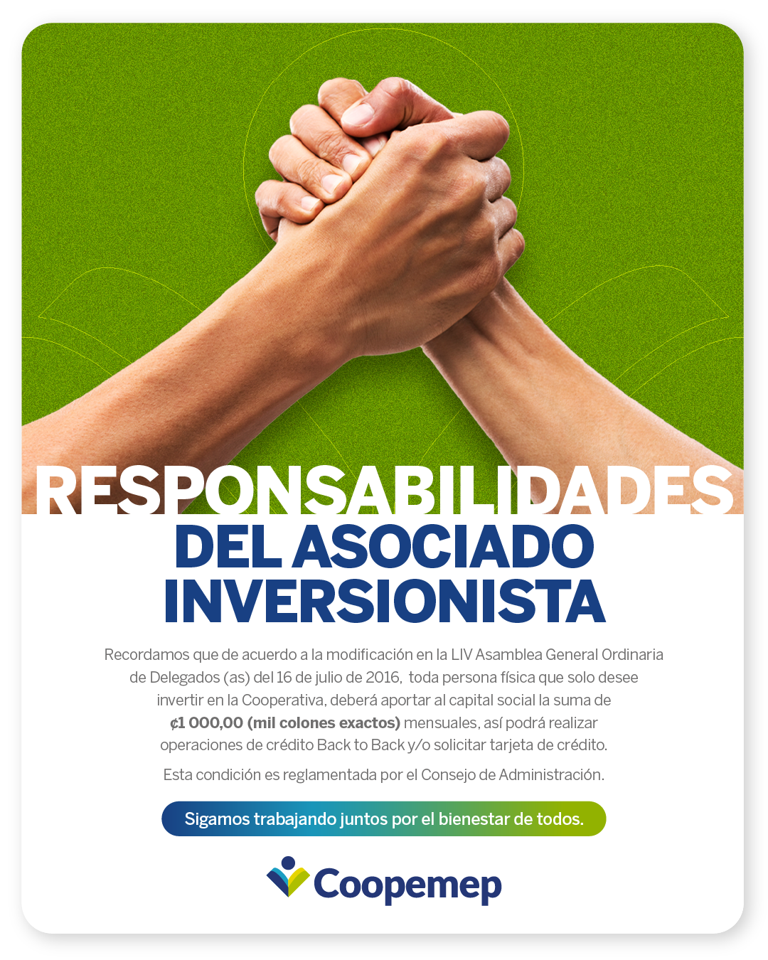 Resposabilidades del asociado